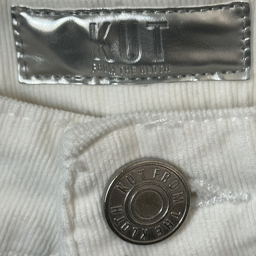 Kut from the Kloth White Flare Wide Leg Jeans - Picture 4 of 8